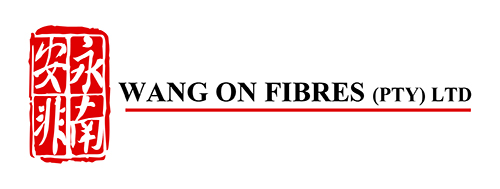 Wang On Fibres (Pty) Ltd logo in red and black