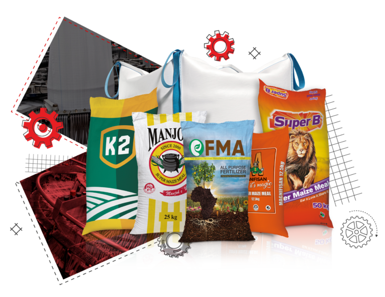 Group of polywoven bags for durable packaging solutions